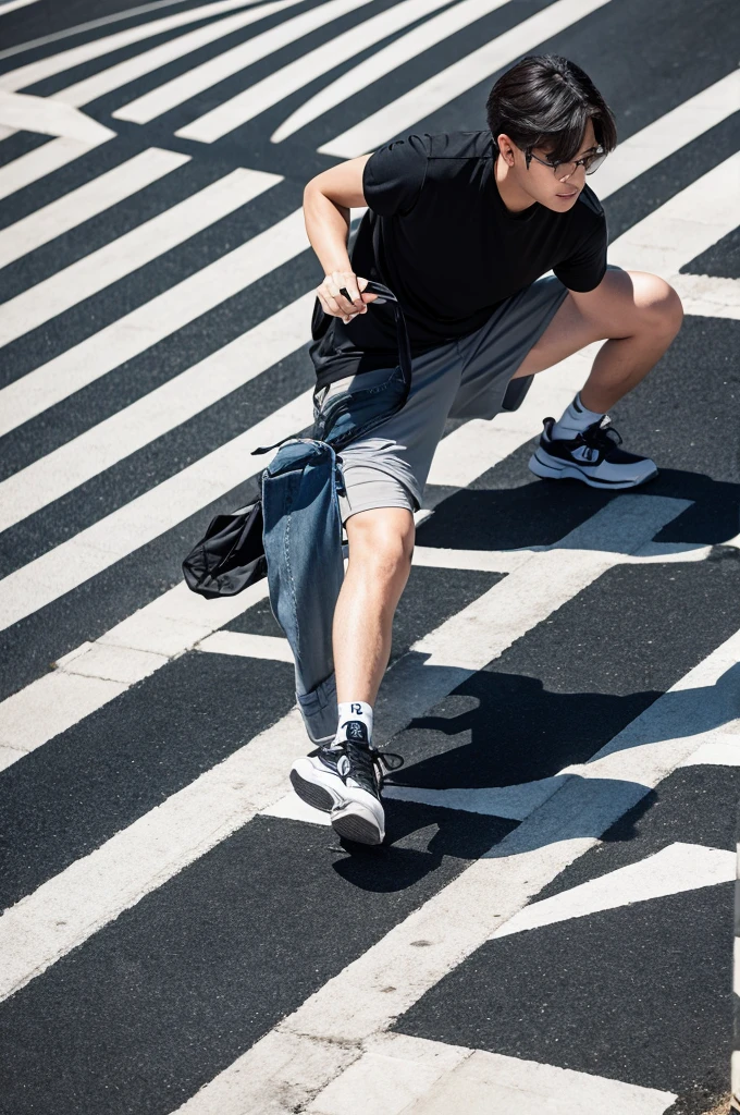 Asphalt pattern