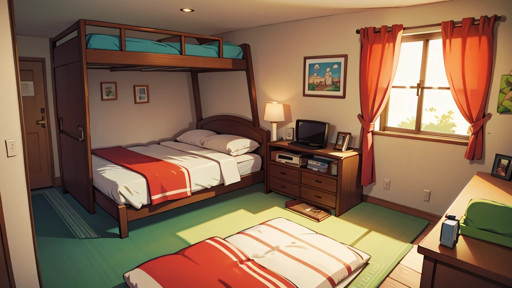 bedroom, ensolarado
