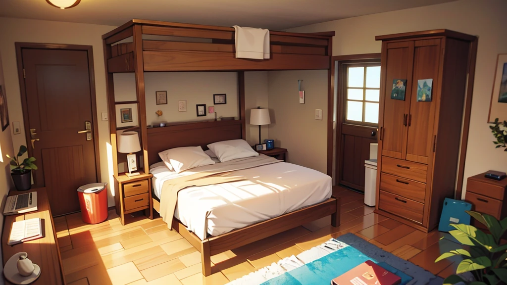 bedroom, ensolarado