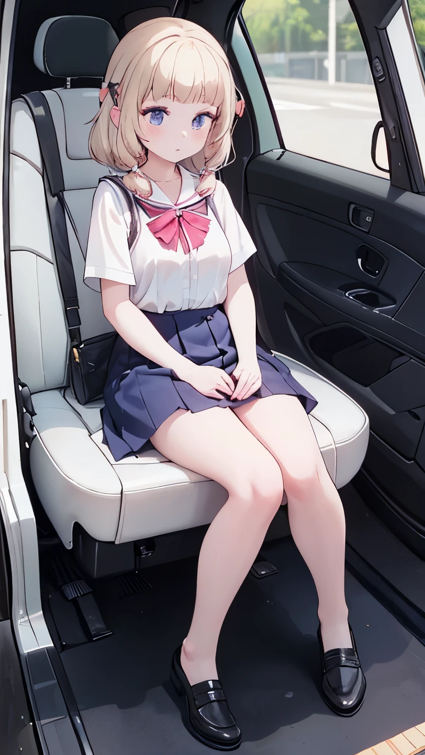 SFW, ((Closeup from Ass to Face)) ExtremelyDetailed (SchoolGirl Lying on back) Spread Legs Up, perfect face, PrincesTiara, (Delicate Clothing textures) SailorUniform with RedRibbon (((WhitePanties))), correct anatomy, perfect hand (4 fingers and one thumb), Corrected Childish fingers, corrected leg to foot line, Car Interior, ((Starry Colorful Lights at Dusk)), ((Hidden Arm) Hidden Feet), (TopQuality 8K Ultra-detailed)(masterpiece:1.2)(ProfessionalPhoto:1.37)(Acutance:0.8)