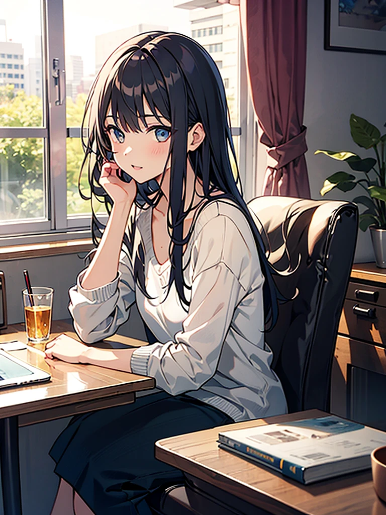 Girl sitting
