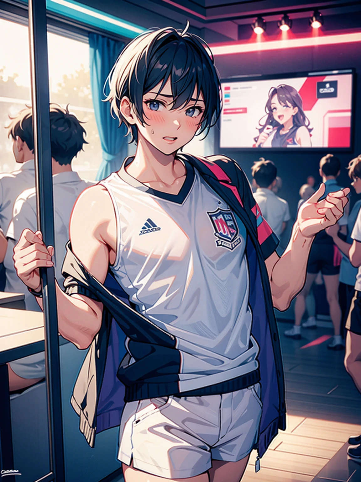 Exhibitionism, Take off your jersey in the club room