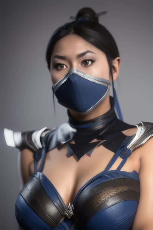 8k, best quality, real picture, intricate details, ultra-detailed, ultra highres, depth field,(photorealistic,realistic:1.2),masterpiece,photo of kitana, upper body, mouth mask, brown eyes, black long hair, cleavage, solo, outdoors, sun, blue sky,
best quality, realistic, photorealistic, (intricate details:1.2), (delicate detailed), (cinematic light), clear line, sharp focus, realistic face, detailed face
unity 8k wallpaper, ultra high res, (photorealistic:1.4), looking at viewer arm behind head,shining armpits