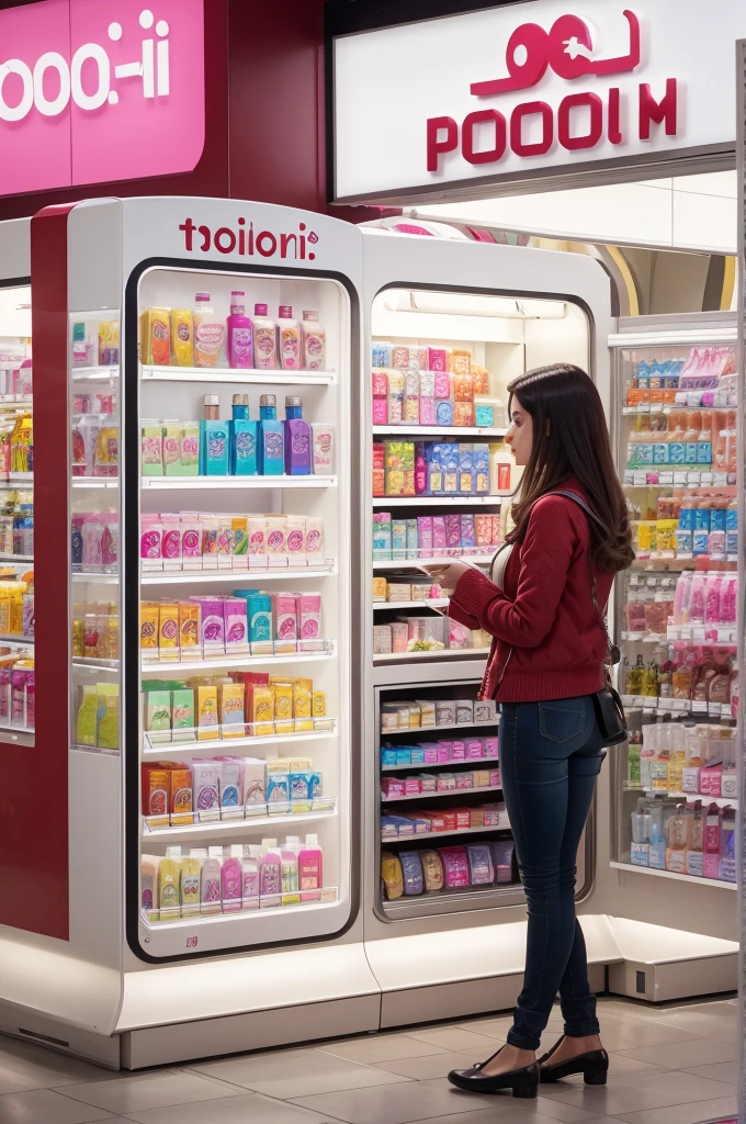 Shopping, kiosk, people, Touti, perfume 