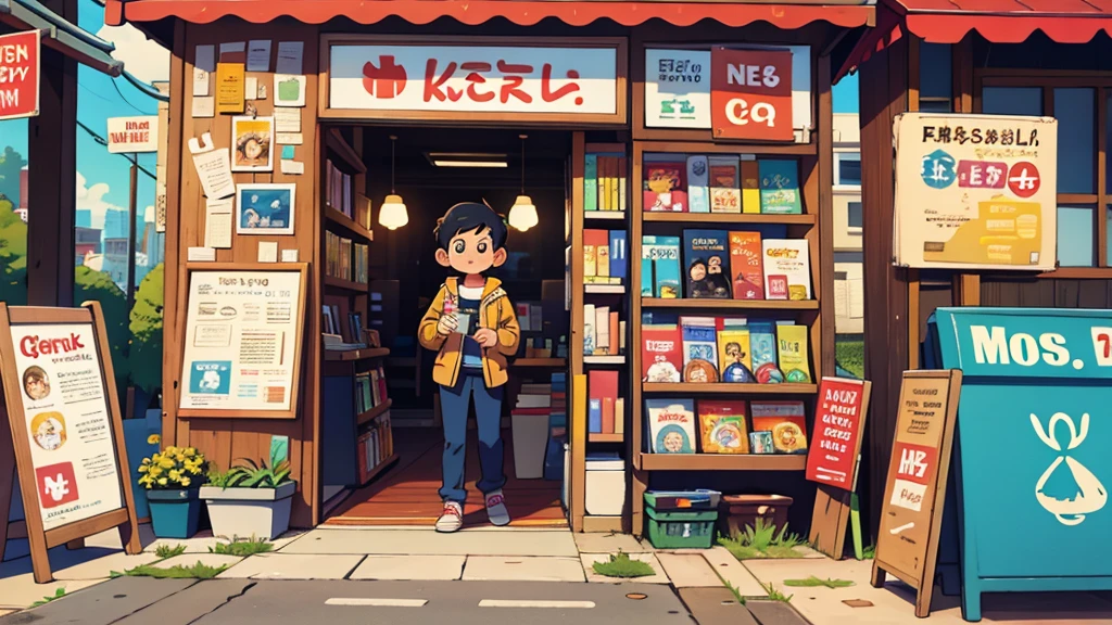 scene, newsstand