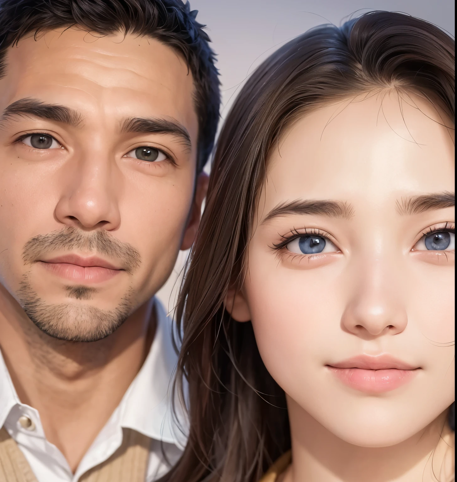 This photo is a pair of men and women