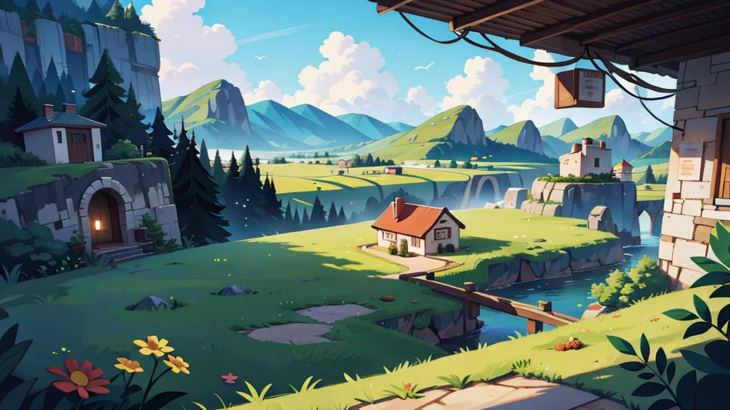 scenary, district
