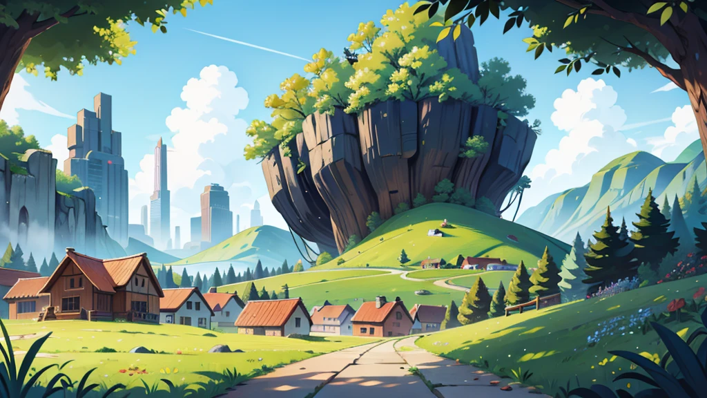 scenary, district