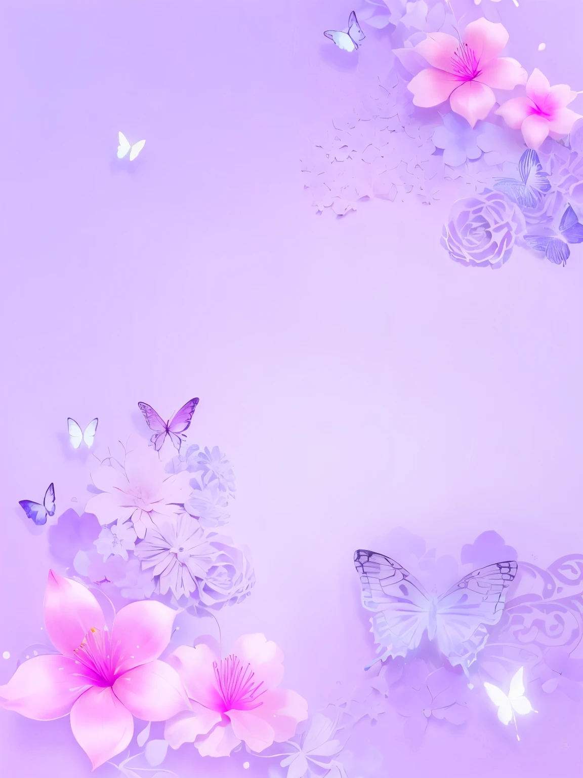 a fundo roxo with flowers and butterflies on a pink background, pastel fundo roxo, fundo é roxo, fundo roxo, fundo colorido, o fundo é celestial, tema de cor violeta, brilho roxo suave, Luz roxa, fundo florido pastel, fundo mauve, fundo pastel, Tema Violeta, plain fundo roxo, fundo pastel, fundo bonito, tema de cor roxa, em fundo simples, fundo roxo, flores purpura, borboletas