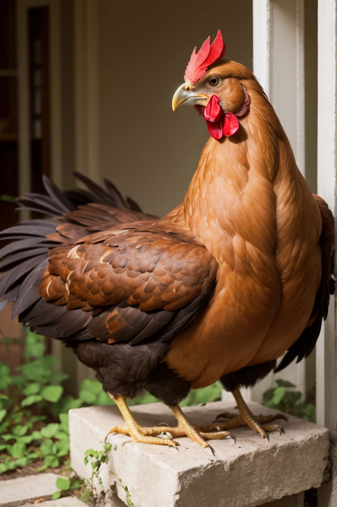 muscular chicken