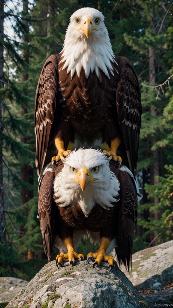 create a 4k image, full hd of an eagle archetype