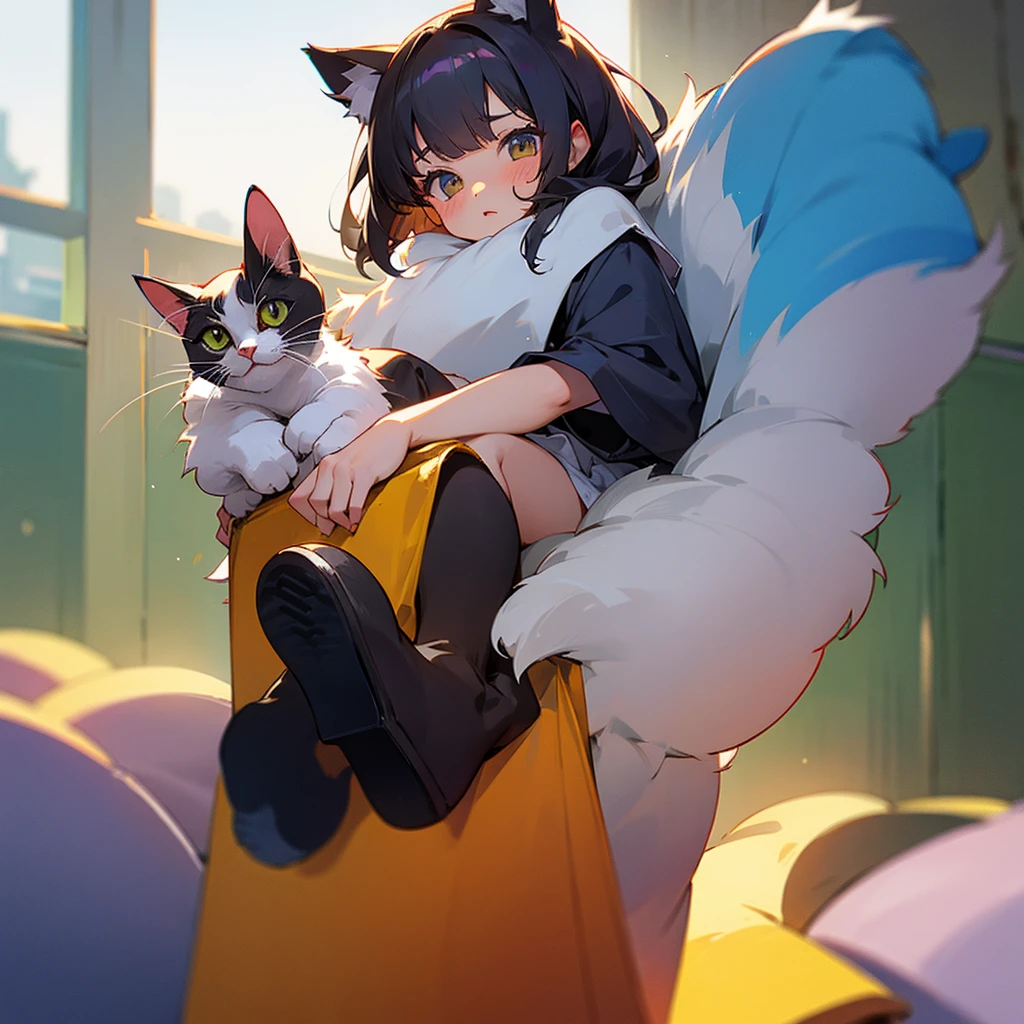 Cute Girl Cat