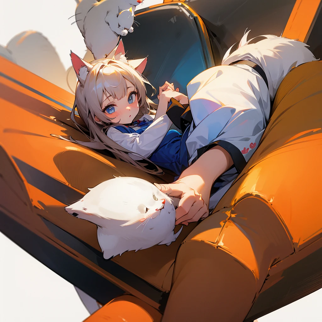 Cute Girl Cat