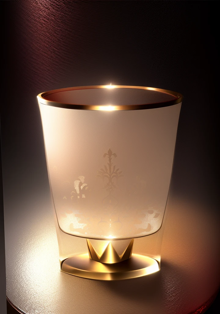 Advanced glass wine glasses with texture and design sense