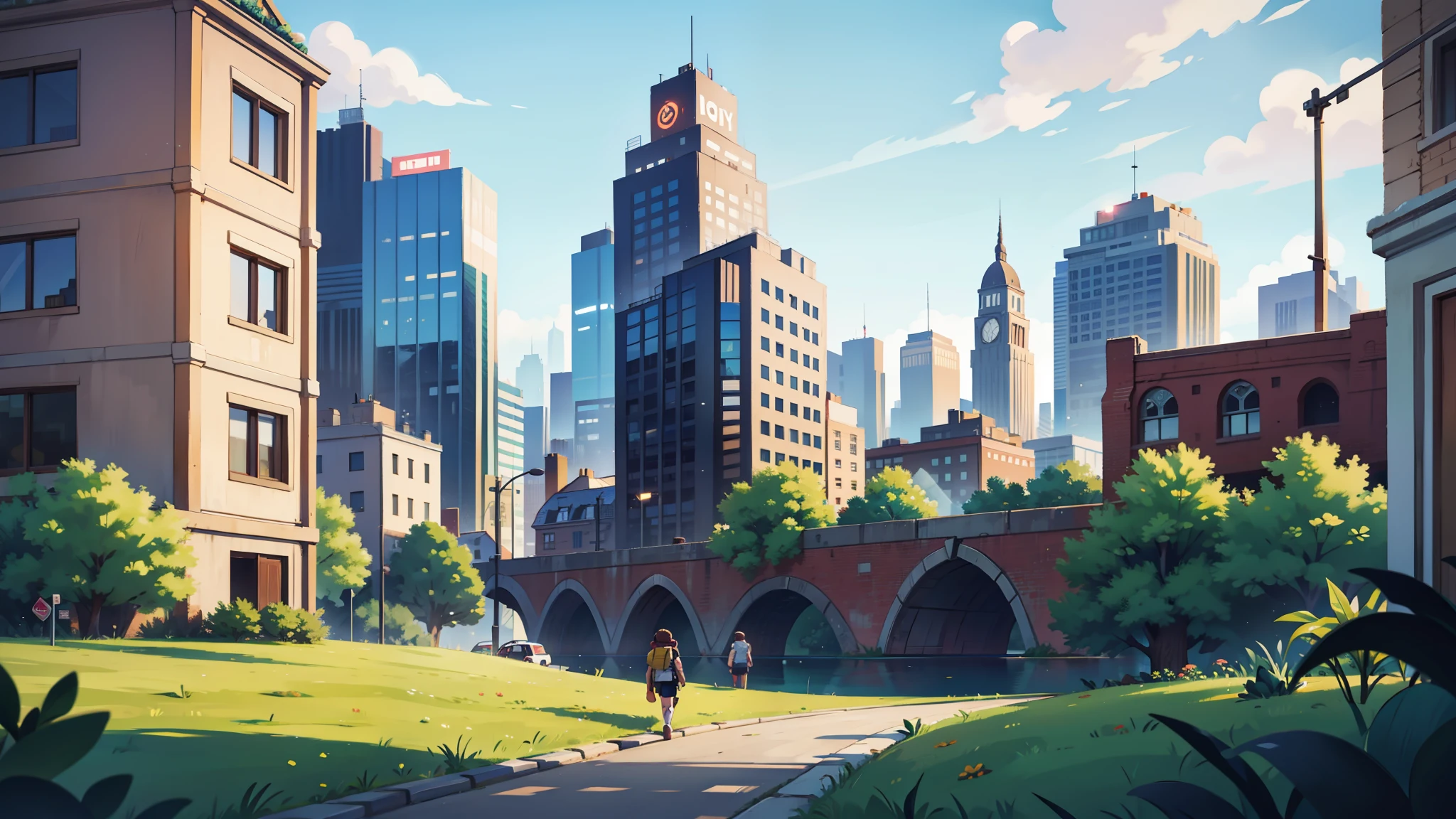 scenary, city