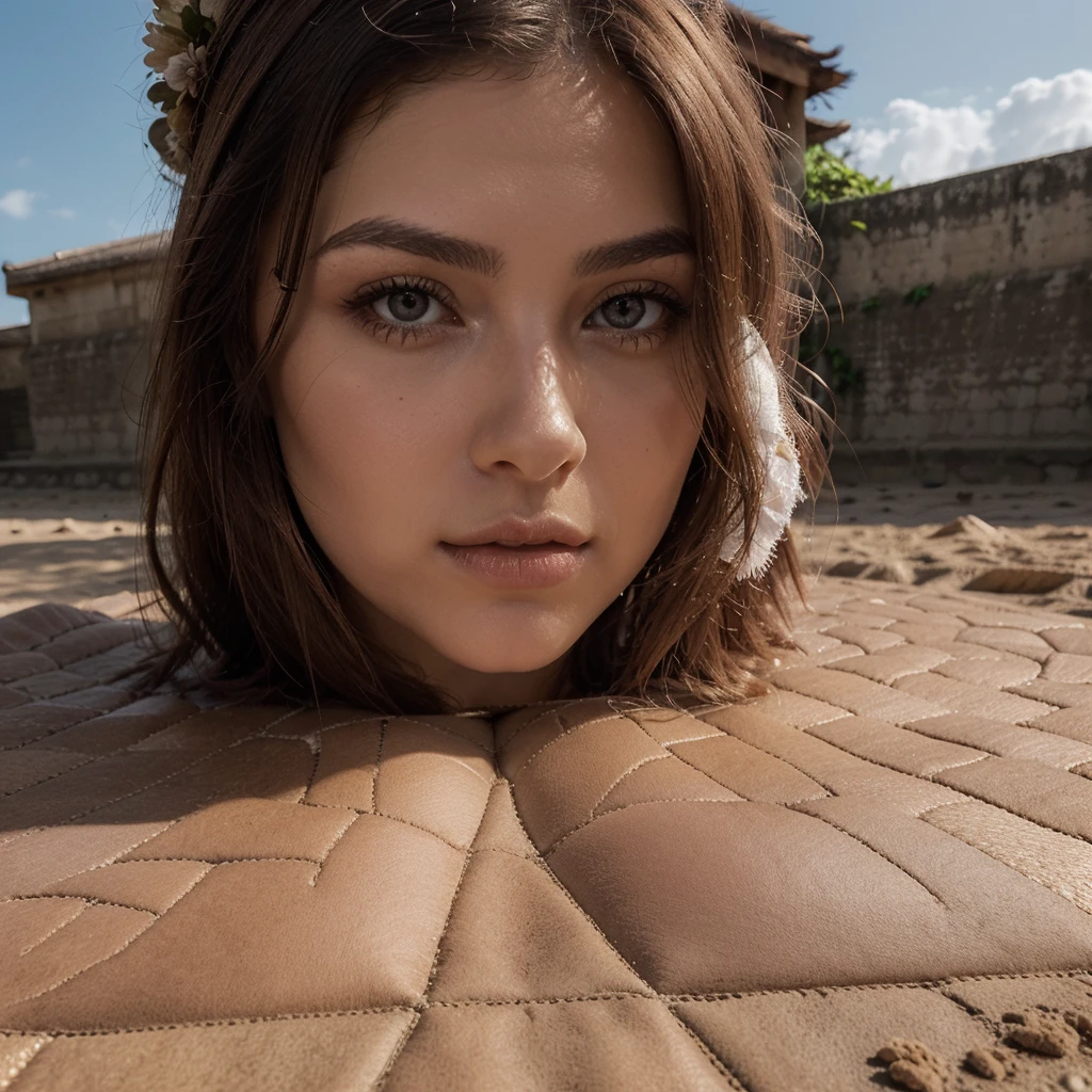 meilleure qualité, photoréaliste, habillé entièrement avec de beau vêtements, sur une plage de bali , forme du corps en sablier, Ultra-détaillé, finement détailler, haute résolution,8k, Photo couleur brute, Professionnel, Haut niveau de détail, belle femme brune, (oeil marron détaillé creux, photo primée, regarder l'objectif, lumière, faible contraste, symétrie faciale, profondeur de champs, image centrale,allume doucement, finement détaillé, peau très légèrement mat, texture de peau réaliste, détails extrêmes de la peau , robe rouge, petit buste et bonne forme, , silhouette mince, forme du corps en sablier