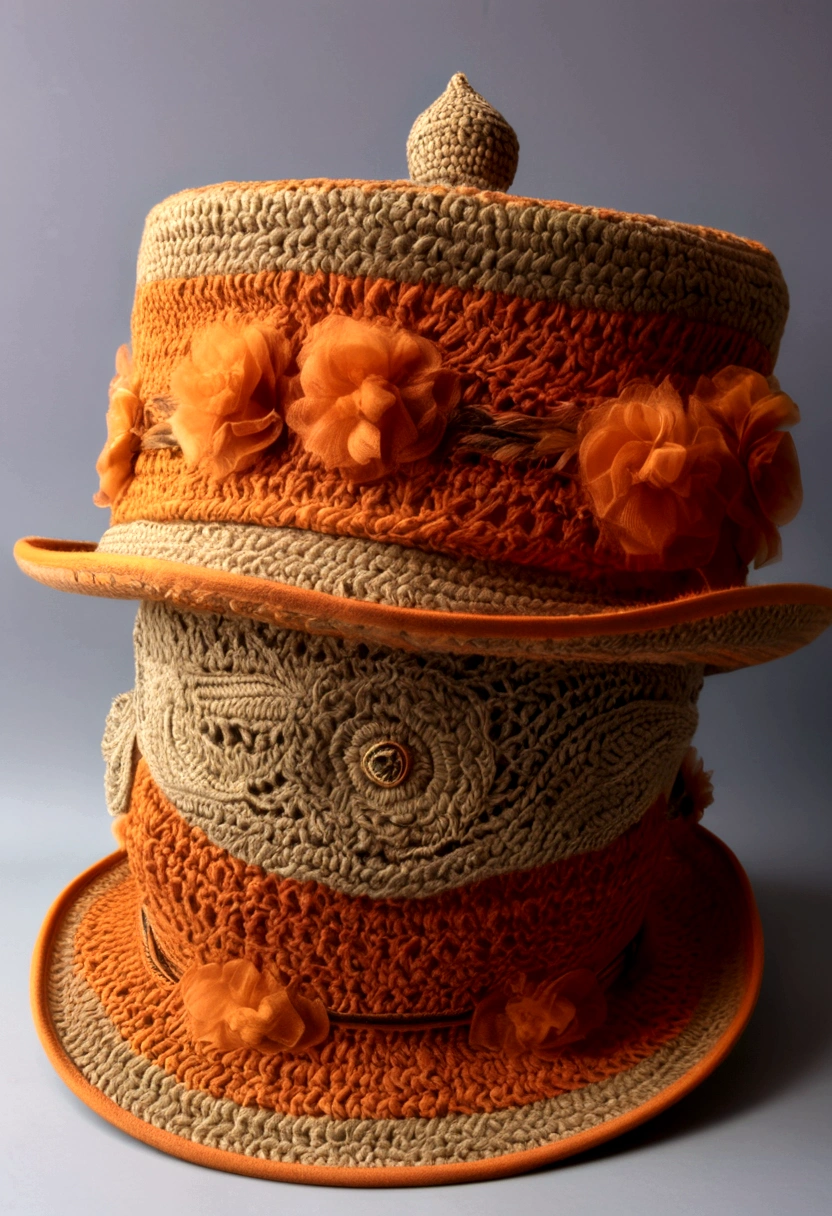2 medium size hat