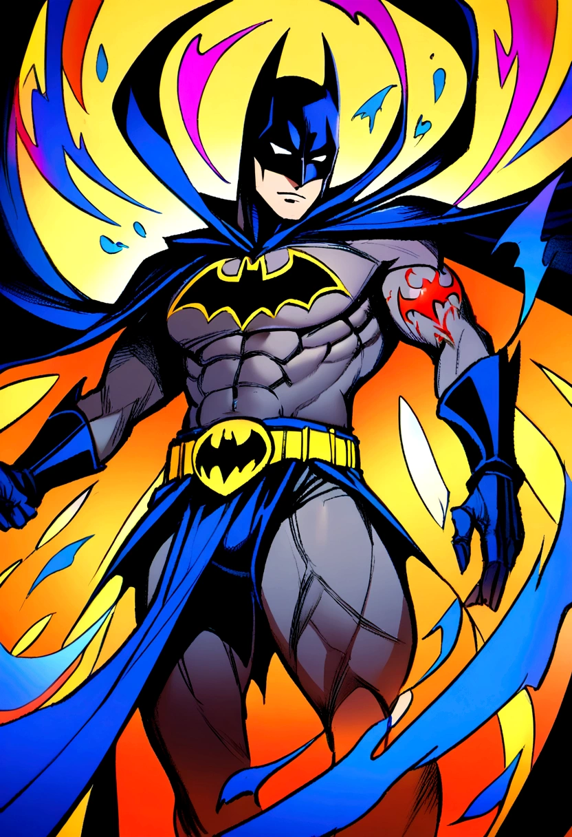 neotraditional batman tattoo