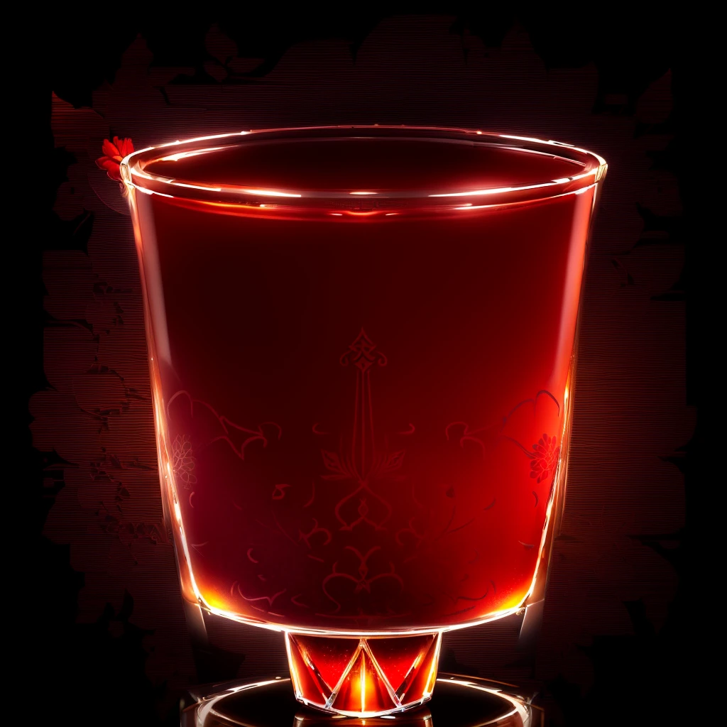 Painted glass,There is a flower in the cup, Cocktail in engraved glass, Stylized lines, Simple line drawing, iced tea glass, overturned chalice, tall iced tea glass, trapped in tall iced tea glass, Variable Linear, Rum glass, Red wine glass, Smooth Shadows, Contour, Outline Sketch, Overturned ornate holy grail