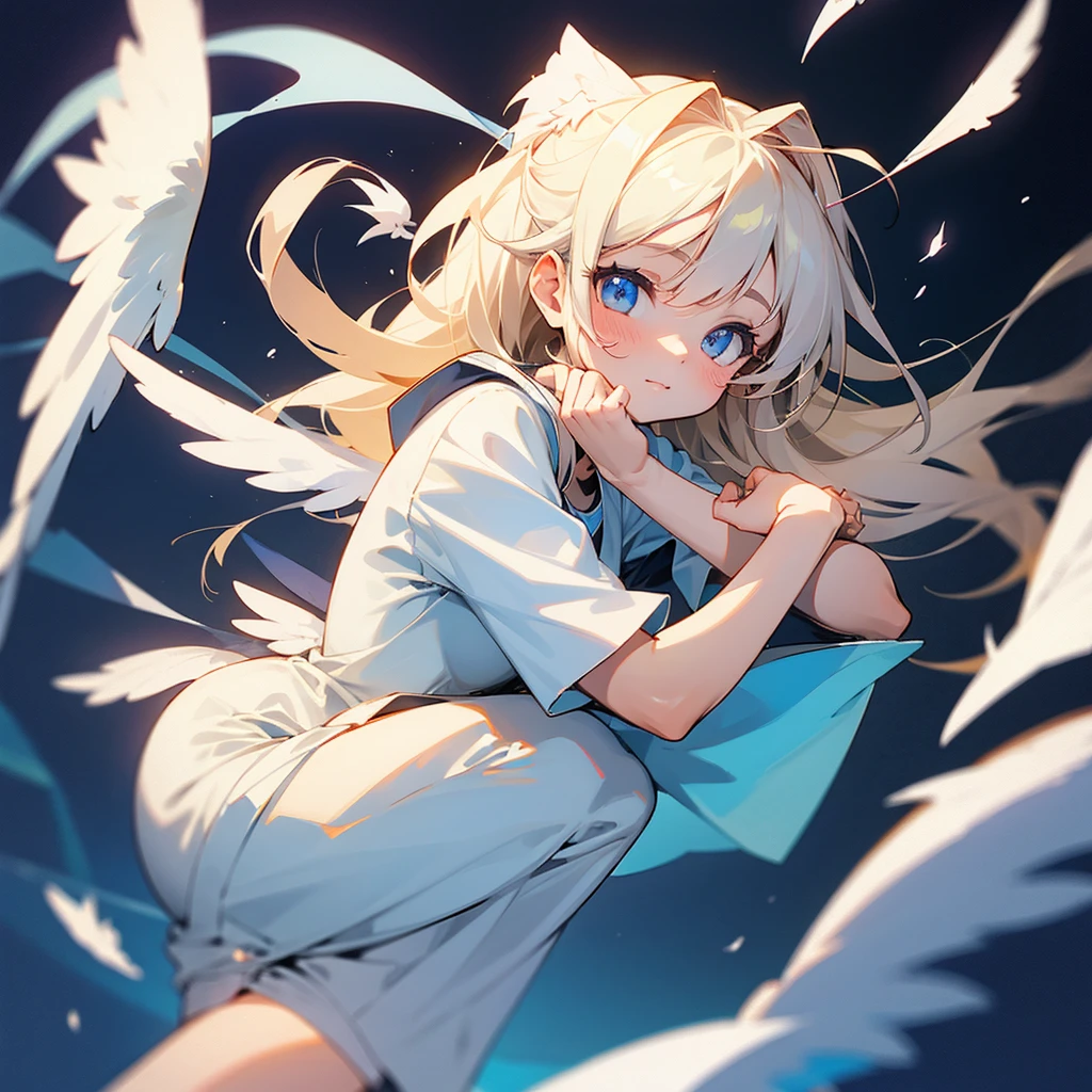 Cute girl angel