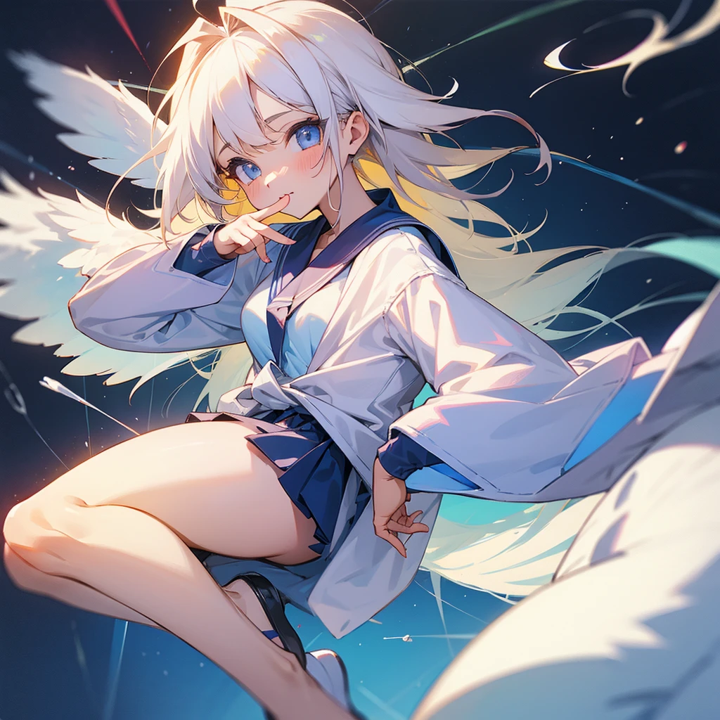 Cute girl angel