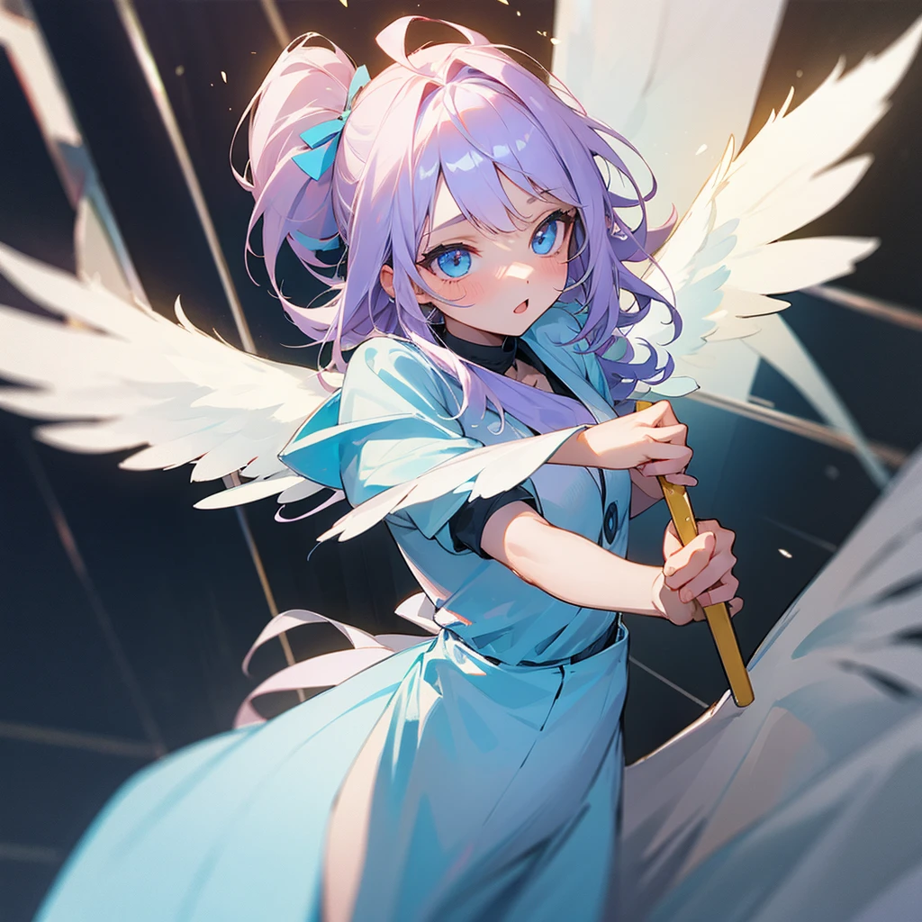 Cute girl angel