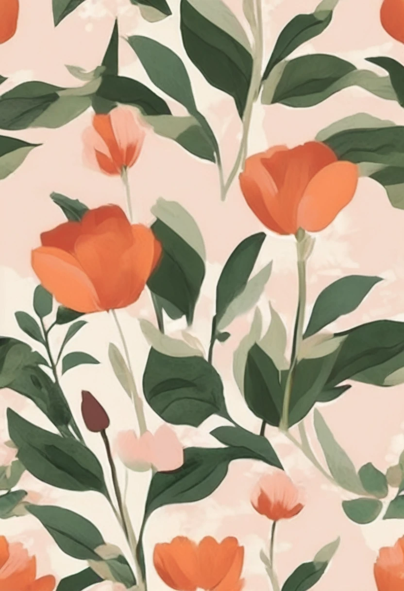 (((The best quality))), ((Masterpiece)) (simple illustration) minimalist and aesthetic print, mom
