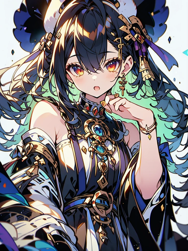 A masterpiece, ultra-detailed, photorealistic image of one beautiful anime girls with black hair wearing various a cat costume outfit. The girl have loose t-shirts, off-shoulder shirts, and sexy mini dresses. They have cute face details, enchanting smiles, and is in a playful, dancing pose with cat-like movements. The scene is lit with cinematic, soft lighting against a white background, creating a high-quality, professional, anime style, a nekopub in background