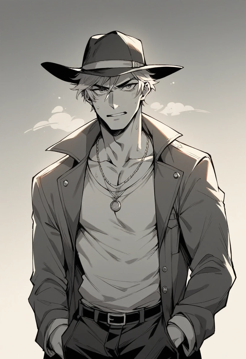 Create an avatar with the word Plu in a gangster theme