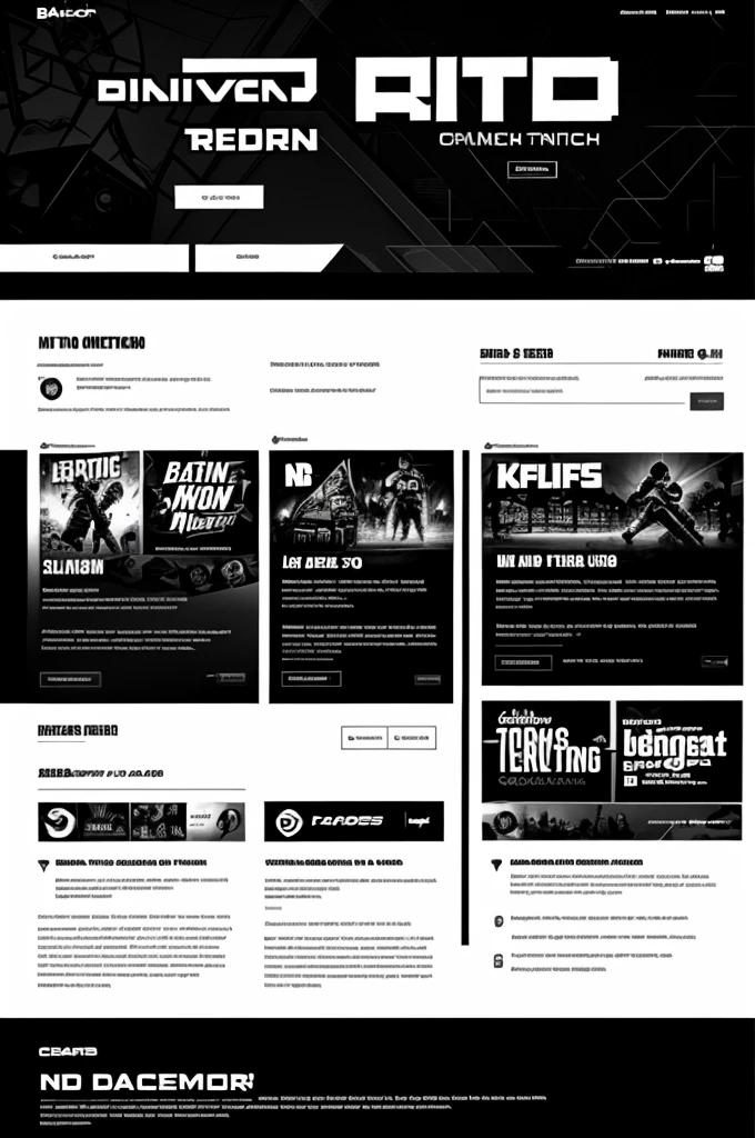 Banners de twitch retro blanco y negro