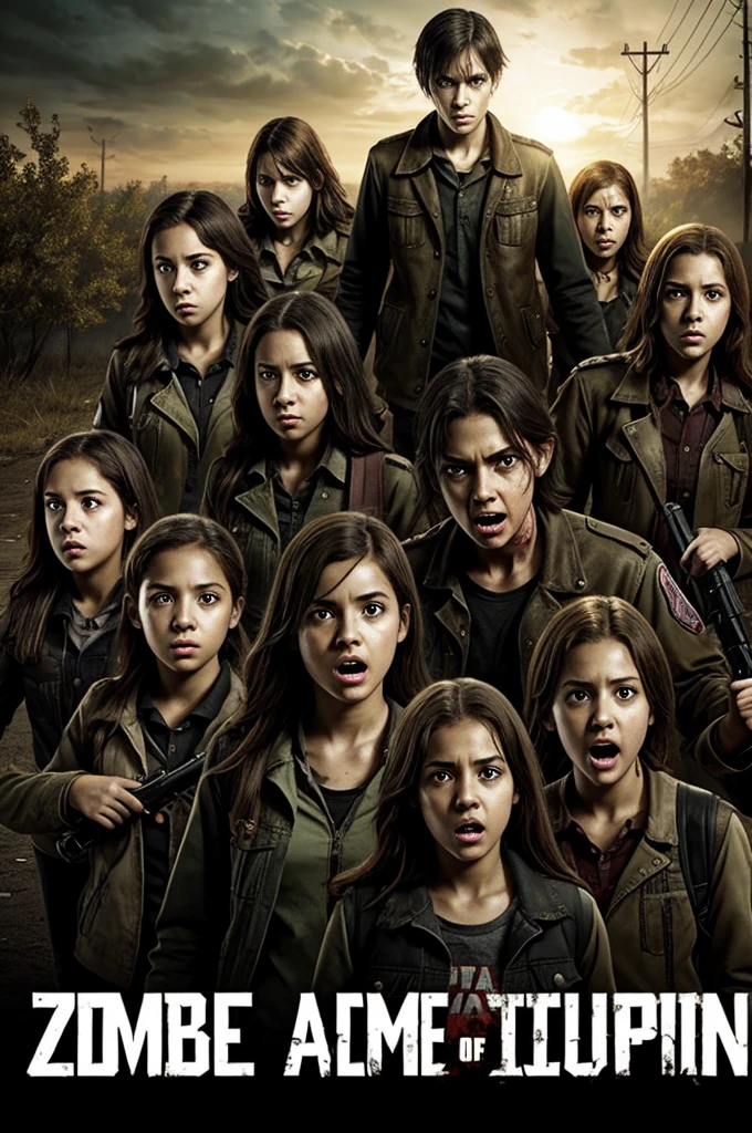 - zombie apocalypse
- high school
- 4 girls and 8 boys
- girl main character