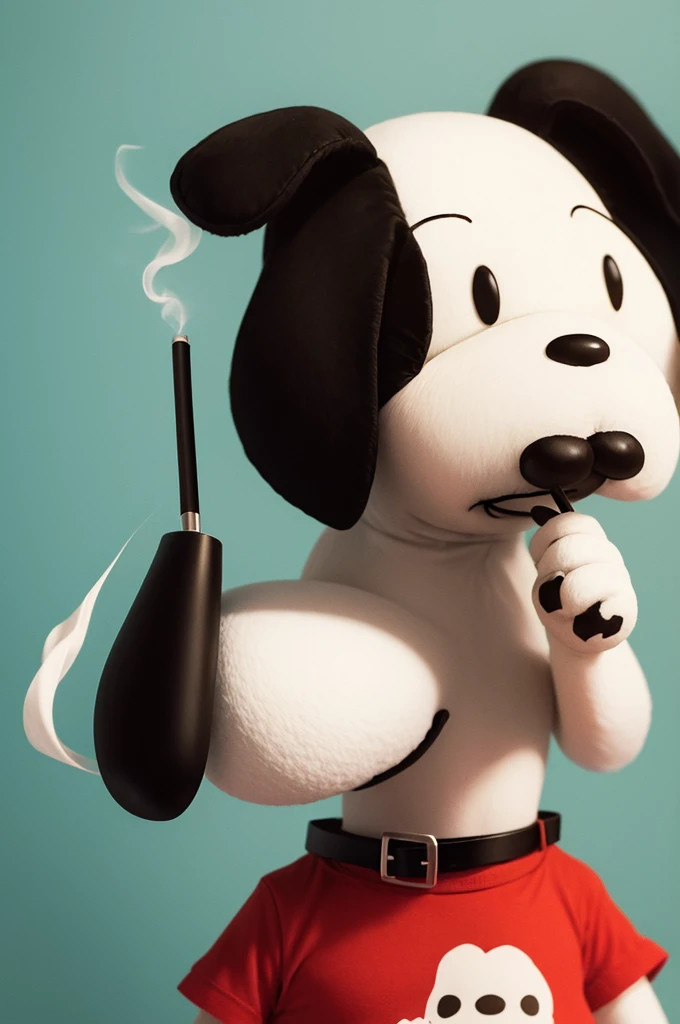 snoopy smoking