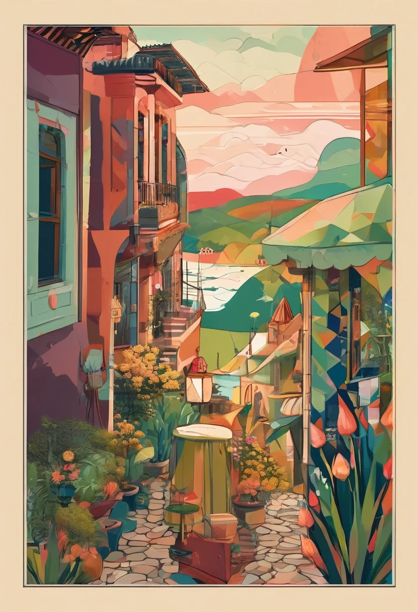 (((The best quality))), ((Masterpiece)) (simple illustration high definition enhance) minimalist and aesthetic print love, hd, hq,detailed
