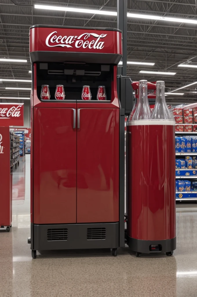 Coca Cola robot at Walmart