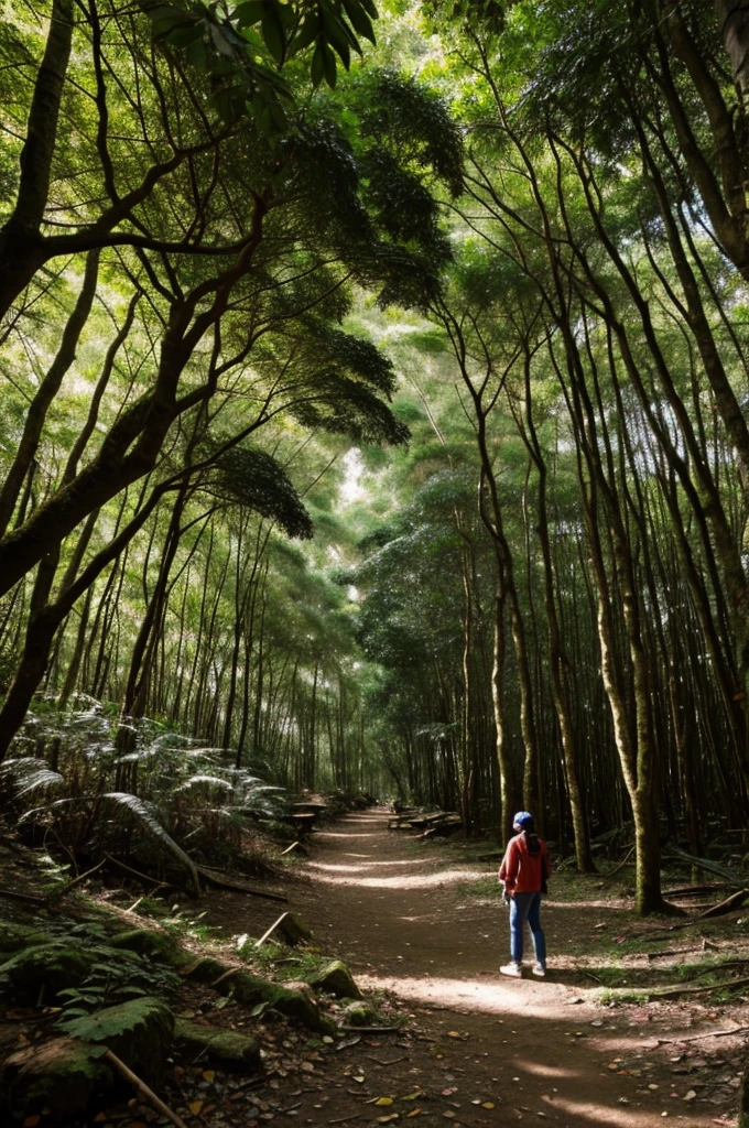 Pata lucas matalera in a forest