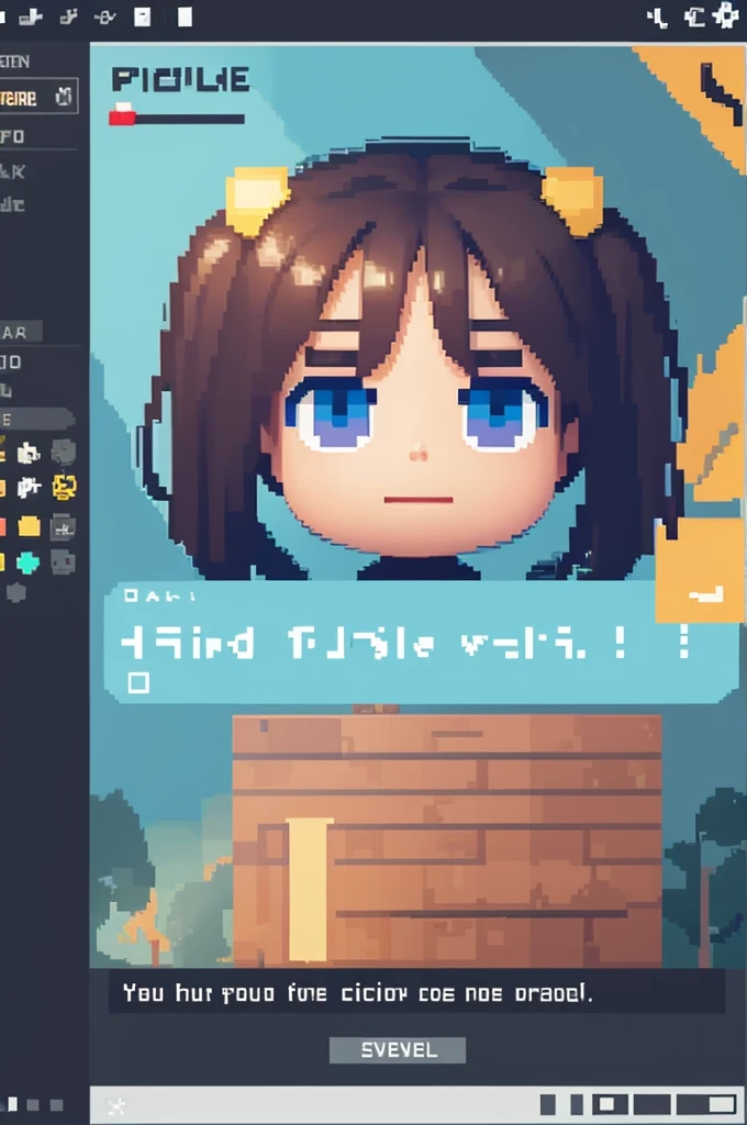 Create an NGO with a pixel character for me