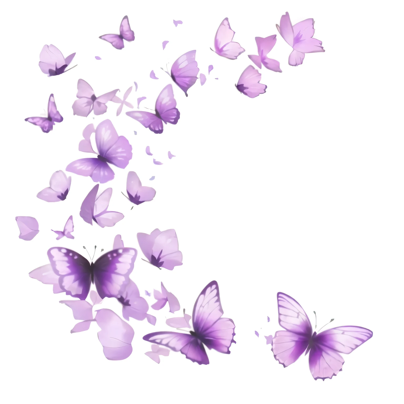 purple butterflys flying around a purple flowers on a black background, flowerss and butterflys, rose petals fly, flowers, a little purple, purple flowerss, comely photo, borboleta, butterflys, wings made out of flowerss, black white purple, with black background, comely background, comely!!!!!!!!!!!!, glowing butterflys, purple colors, decoration, violet flowerss, [ digitl art, lilac