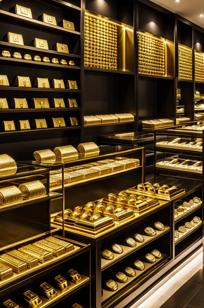 Caps and accessories store with a little gold