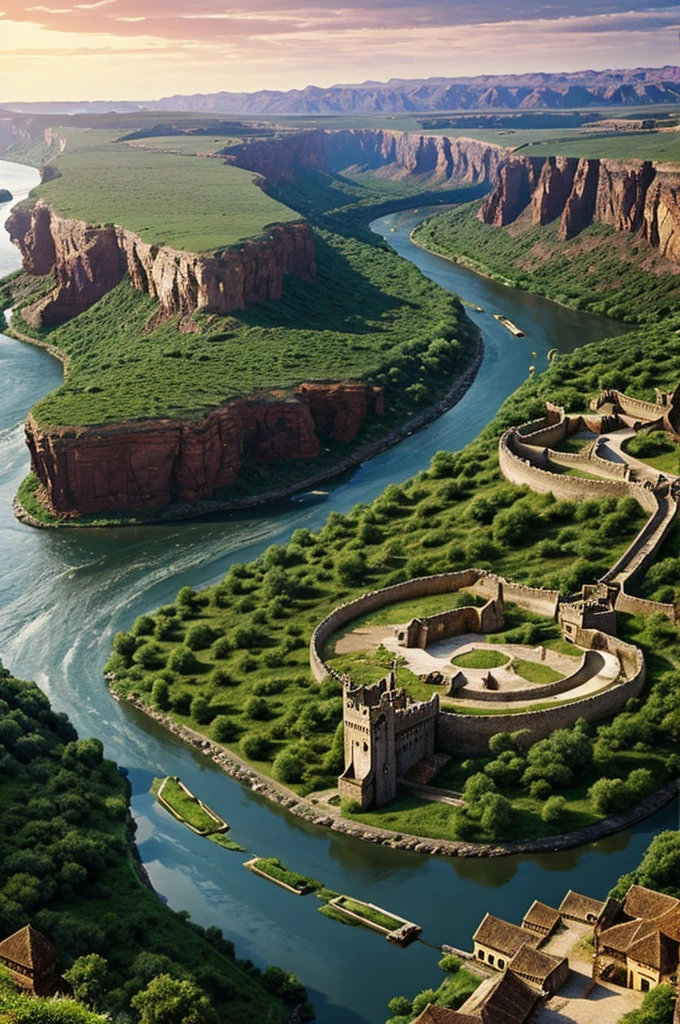 a kingdom with a lot of old age and a river