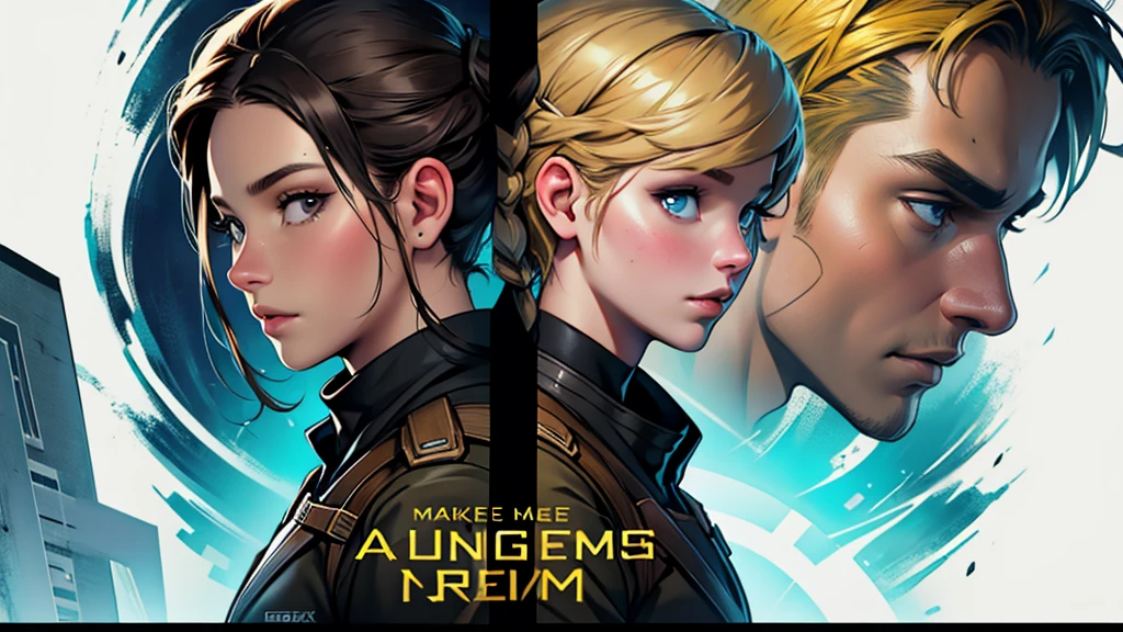 make a hunger games poster for video promotion