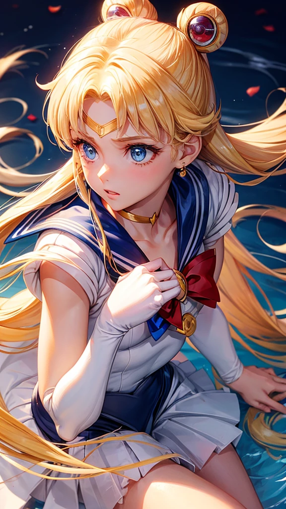 blond hair,blue eyes ,girl ,sailor moon