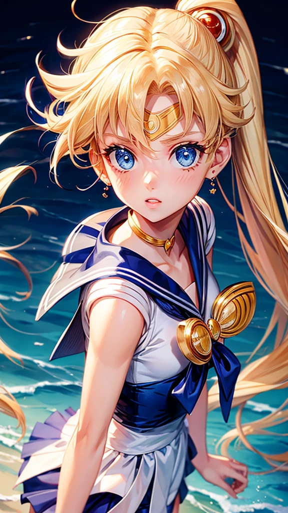 blond hair,blue eyes ,girl ,sailor moon