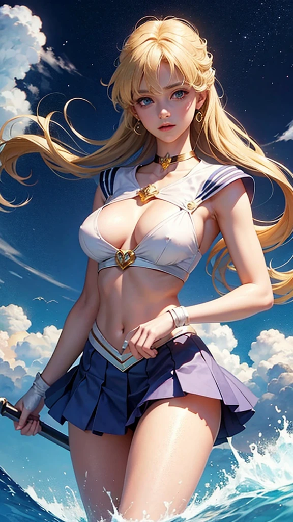 blond hair,blue eyes ,girl ,sailor moon,sexy,big chest