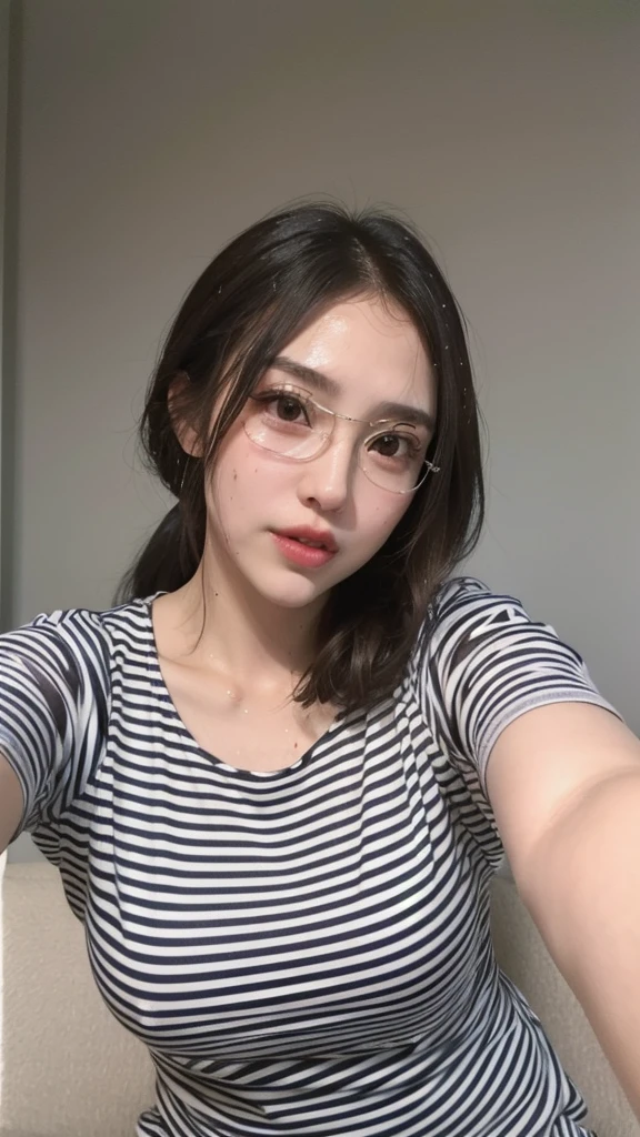 best quality, (masterpiece:1.4), (photorealistic:1.4), detailed eyes, detailed face, detailed hair, 1girl, full body, (sweaty:1.4), white skin, brown eyes, brown high ponytail hair, pink lips, car racer outfit, at car racing arena, sunny weather, (medium breast:1.1), clear sunglasses, raised eyebrows, detailed background, detailed around, Social realism, hairpods, backlighting, seating chart, sideways, Canon, 135mm, award winning, 8k