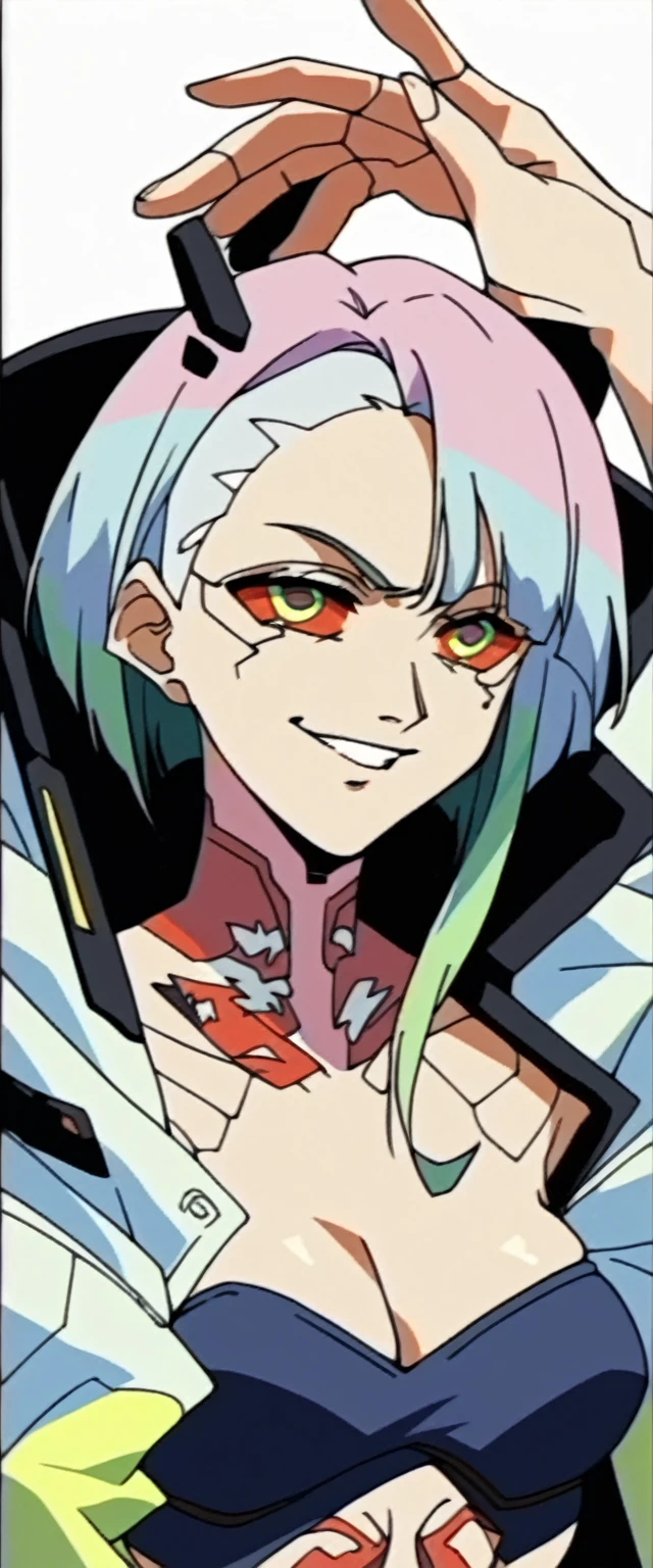 lucy (Cyberpunk Edgerunners), smile