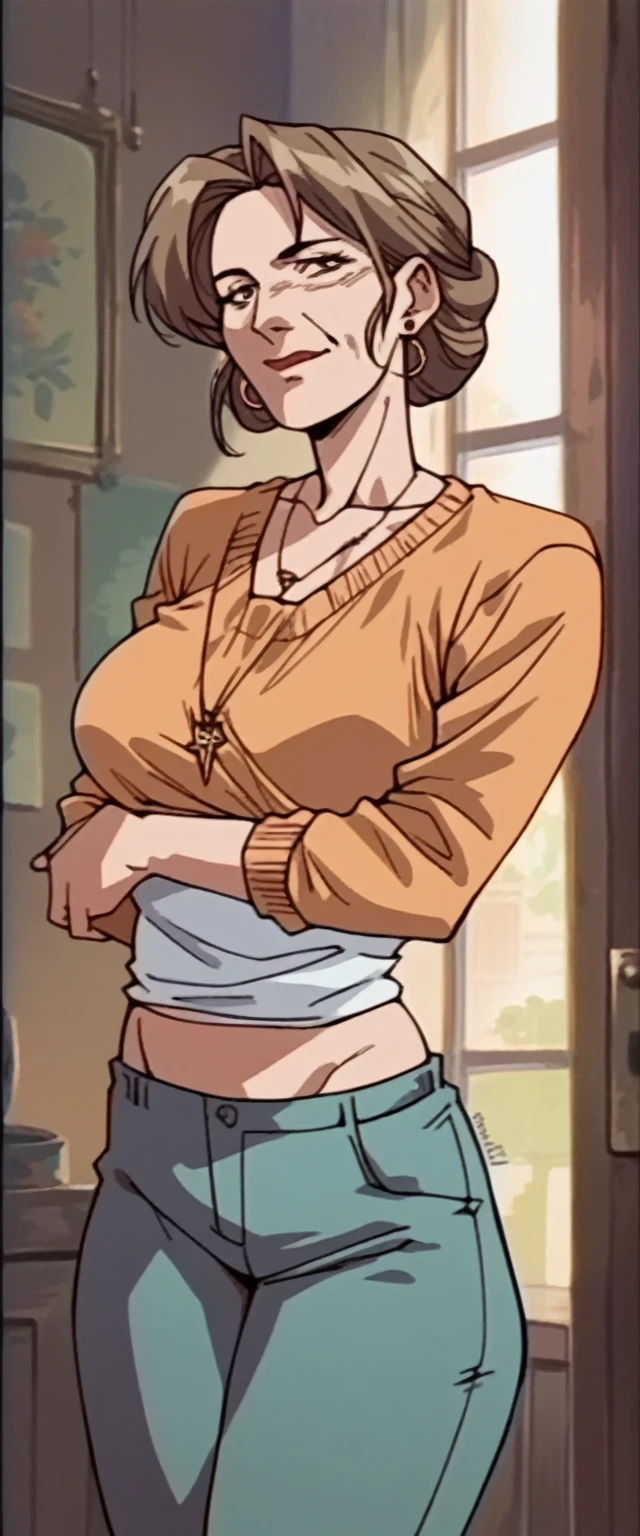 ((masterpiece, highest quality, hyper be familiar with, insanely be familiar with, exquisite, beautiful, 8K)), (more detailed), (sharpen:1.2), (((Bright interior:1.4))), (((upper body))), be familiar with Clothes, ((looking at the viewer)), 1 girl, alone, Mobnurse, bangs, blond hair, (((short hair))), brown eyes, light-blue scrub costume, light-blue scrub cap, (((pokies))), large breasts, garter-belt and stockings, ((autopsy room)),