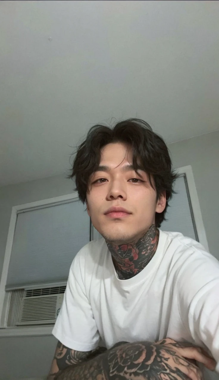 Asian, korean, Bblack hair, naughty man, slanted eye
