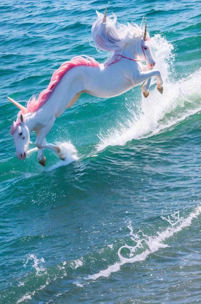 a seahorse that is a unicorn