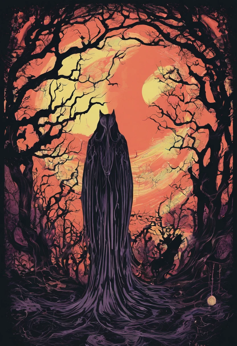 (abstract art:1.1), mothman, moon, fog, dark ambience, ethereal, eldritch, ominous, haunting, hauntingly beautiful, mysterious, eerie, nocturnal, otherworldly, supernatural, mesmerizing, mythical, atmospheric, shrouded in mist, enigmatic, surreal, spectral silhouette, mystical, cryptic, ethereal glow, enshrouded in darkness, enchanted, lunar glow, eerily radiant, moonlit reflection, ghostly apparition, arcane, otherworldly forms, haunting presence, chilling, sublime, hidden in the shadows, enigmatic figure, enshrouded in fog, supernatural being, celestial enchantment