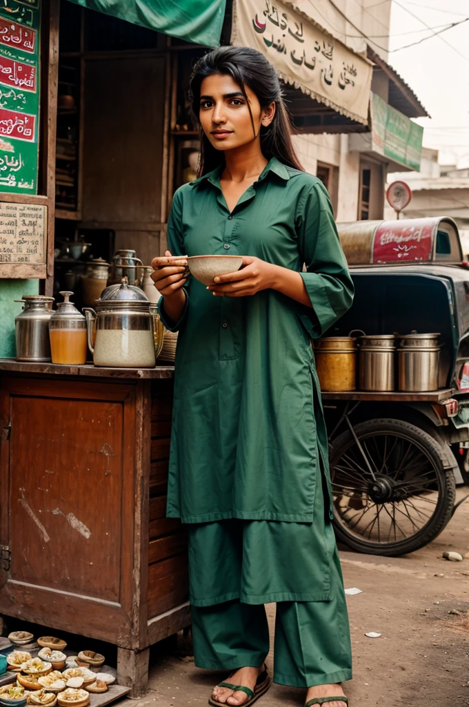 Pakistani chai seller